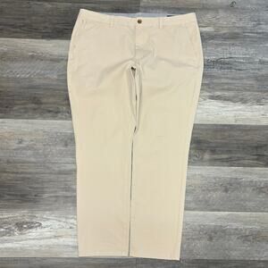 Bonobos Pink Mens 40x30 Preppy Stretch Flat Front Tailored Fit Chino‎ 2.0 Pants